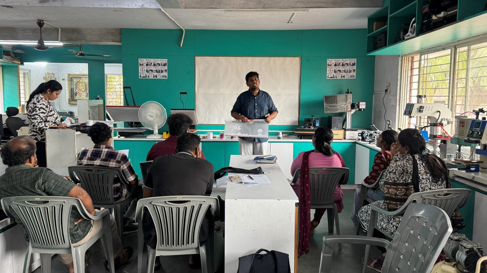 Founder's Workshop by Shubhaansh Creations — hands-on DTF and sublimation printing training in Chennai